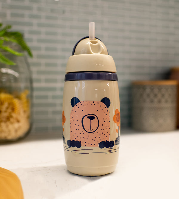 1X Insulated Straw Cup AL IL Grey Tommee Tippee 266ML - 447824