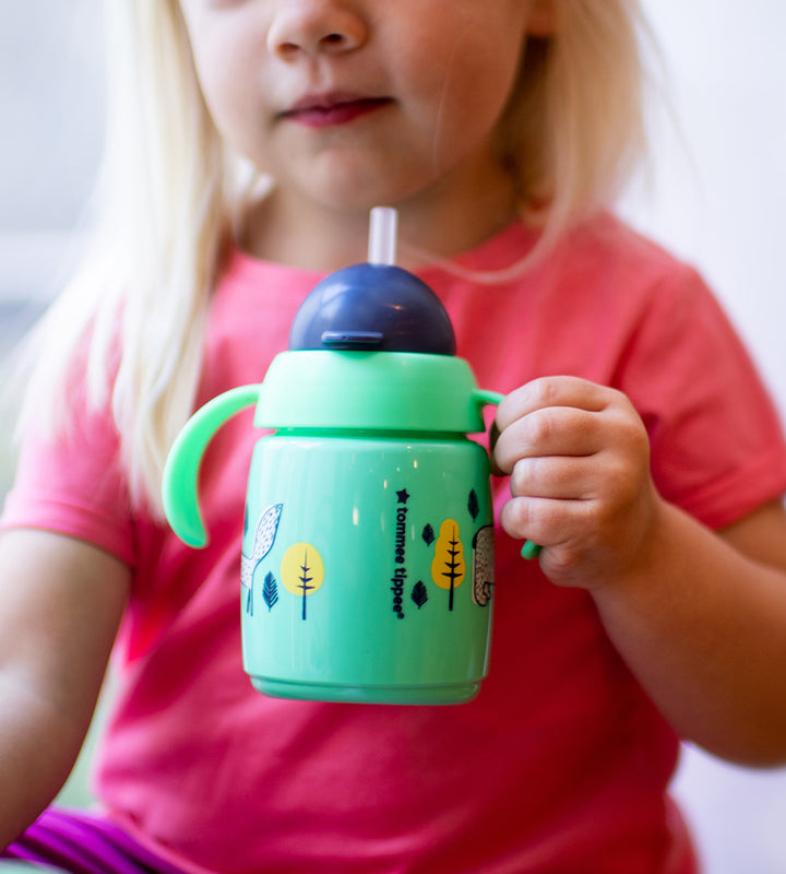 1X TRNR Straw Cup AL IL Green Tommee Tippee 300ML - 447830 photo 3