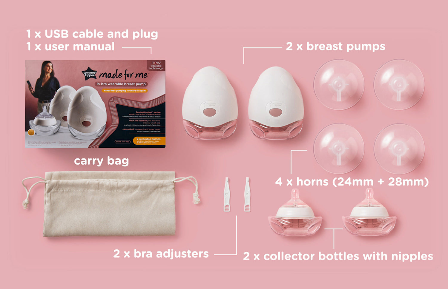 Tommee Tippee Wearable Breast Pump – Tommee Tippee PK
