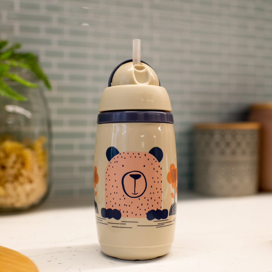 1X Insulated Straw Cup AL IL Grey Tommee Tippee 266ML - 447824