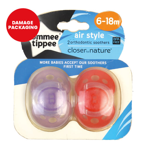 Closer To Nature Air Style Tommee Tippee Soother - Damage Packaging