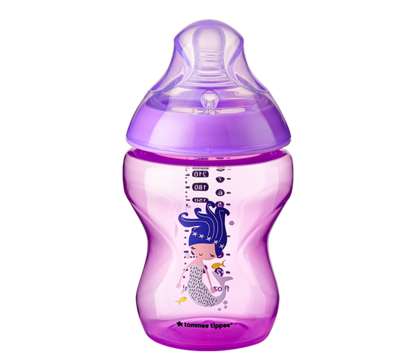 260ML/9OZ Tinted Bottle Purple Tommee Tippee 422573