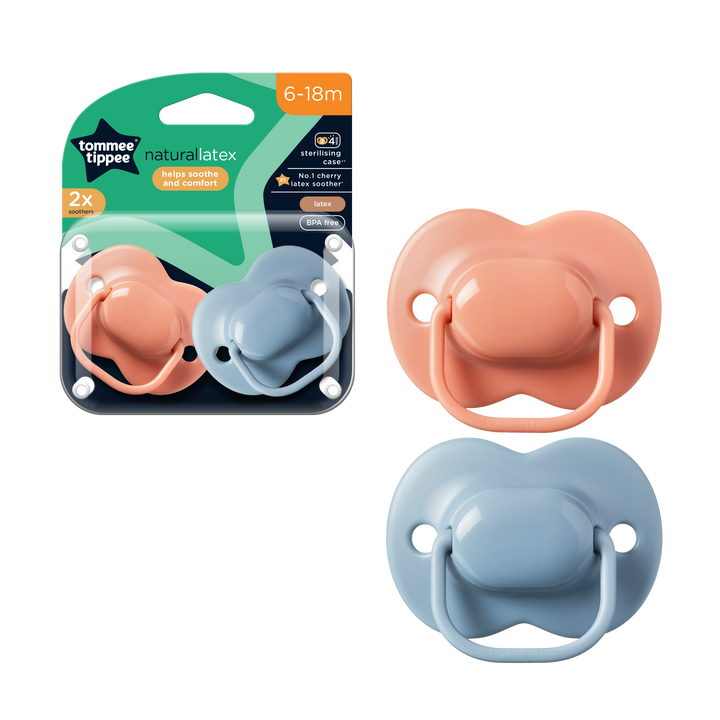 Cherry Latex Soother 2-PK Tommee Tippee 6-18M - 433533 — Variant 2 photo 2